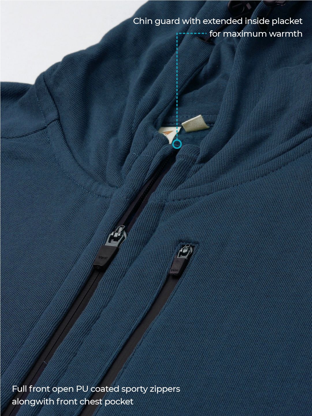 Navy Organic Cotton Bamboo Sweatshirt & Jogger Set | Men